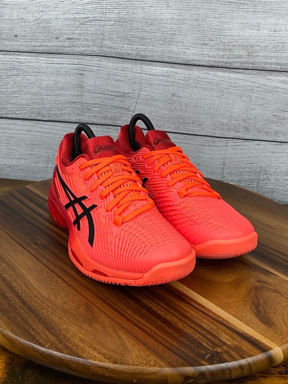 ASICS Solution Speed FF 2 Tokyo Sunrise Red Tennis Court Shoes 1042A181 Size 8 - Picture 3 of 12